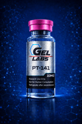 PT-141 10mg research peptide vial from GEL Labs